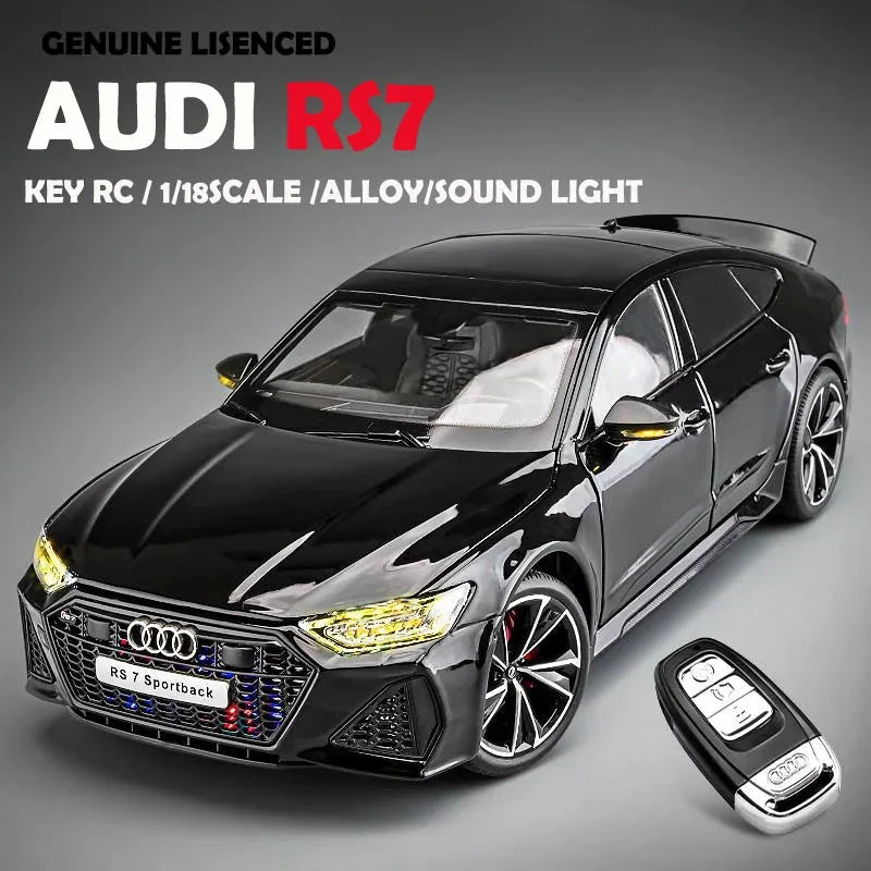 WELLY Audi RS7 Sportback 1:18 – Modèle de voiture en alliage