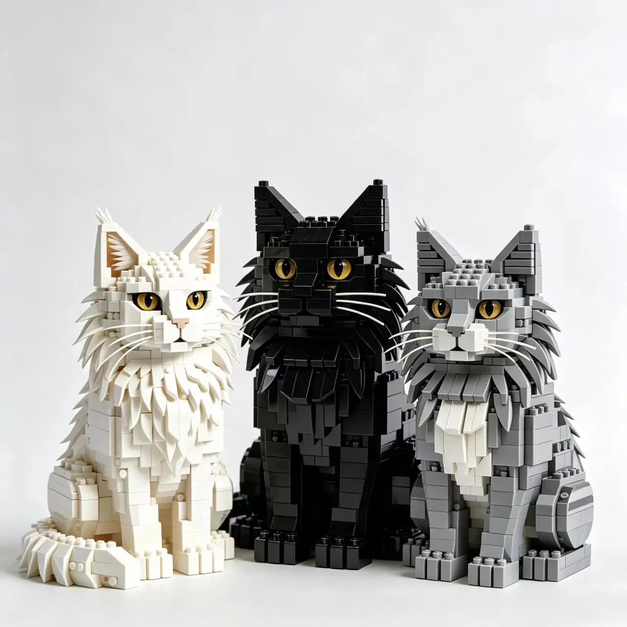Mon Bubu Kawaii – Chat Maine Coon – Kit de Construction ABS