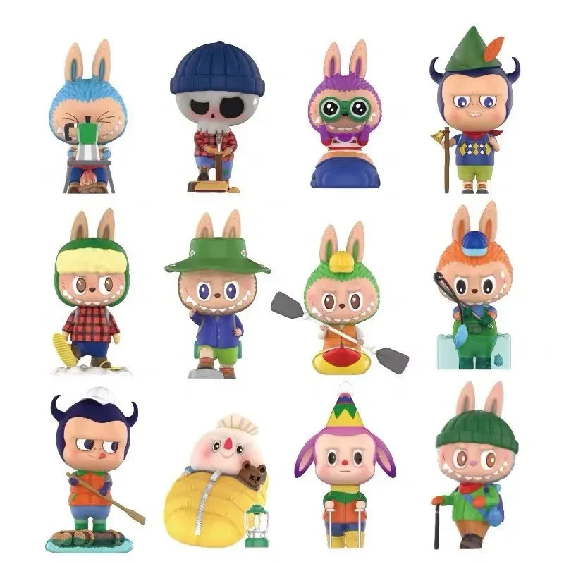 Labubu Wilderness Travel – Camping Series Figurines - Blind Box ou Choix