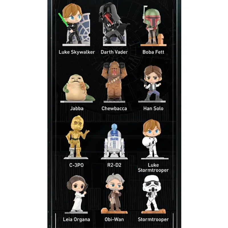 POP MART Star Wars Series Blind Box Guess Bag Mystery Box Toys Cute Doll Anime Figure Ornaments Gift