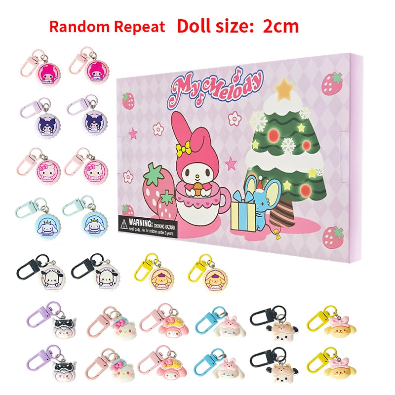 Mon Bubu Kawaii – Calendrier de l'Avent Naruto 2025 – Coffret 24 Figurines PVC