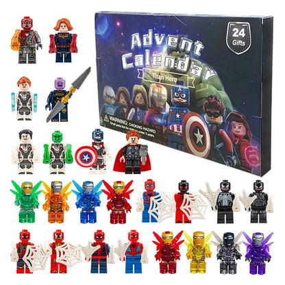 Marvel Disney Calendrier De L Avent 24 Figurines Super Héros Édition Noël Exclusif by Mon Labubu