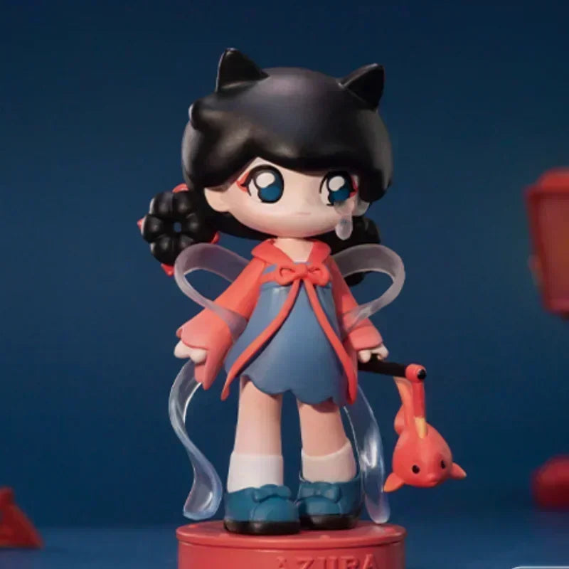 POP MART AZURA – série de garde-robe, boîte aveugle, boîte mystère, sac de devinettes, jouets poupée, figurine d'anime…