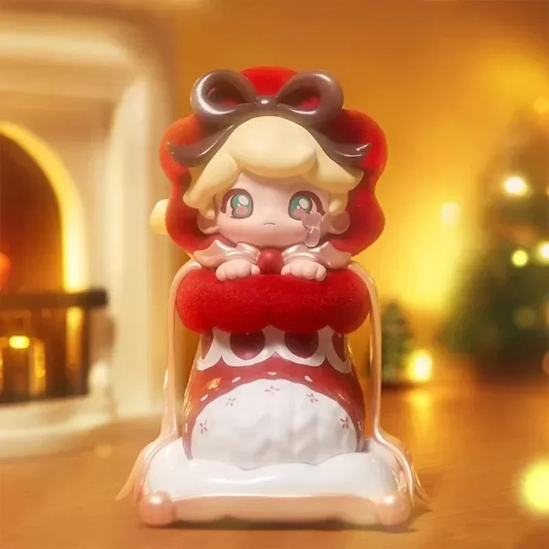 POP MART AZURA série de noël chaude véritable boîte aveugle jouets Kawaii Anime figurine Surprise boîte mystère…