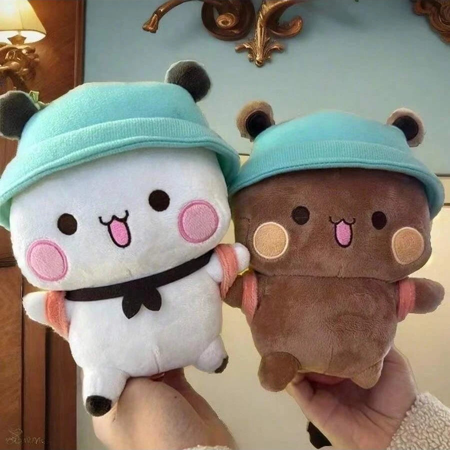 Peluche Panda et Ours Kawaii Mitao 20 cm