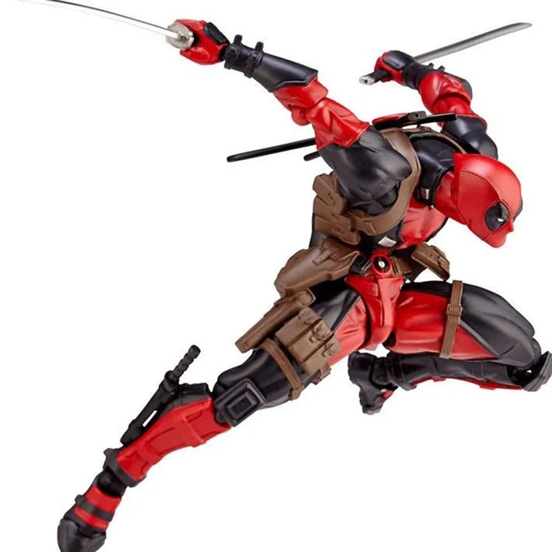 Revoltech Yamaguchi – Wolverine & Deadpool Comic Version – Figurine Articulée
