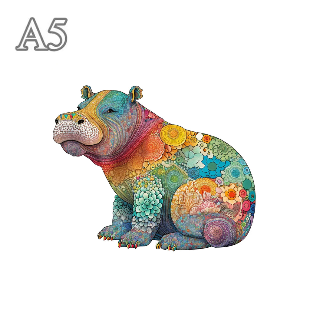 Puzzle en Bois – Animaux Silhouettes – 3D Découpe Créative