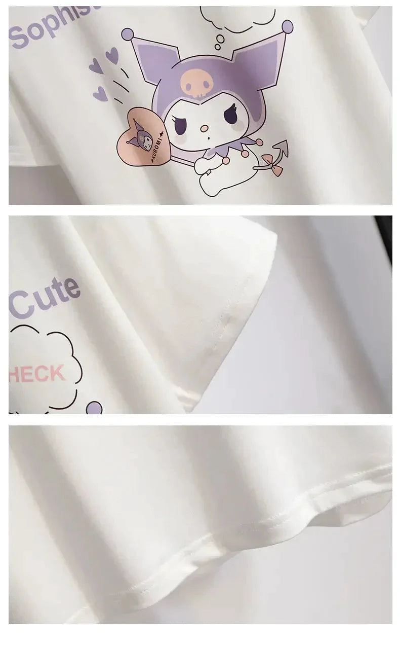 Kuromi – T-shirt and skirt set