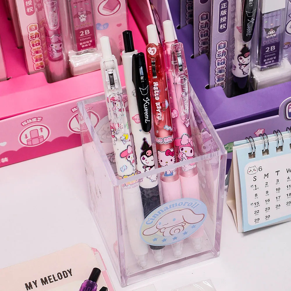 Stylo Mécanique Kuromi Melody – Set Papeterie Kawaii