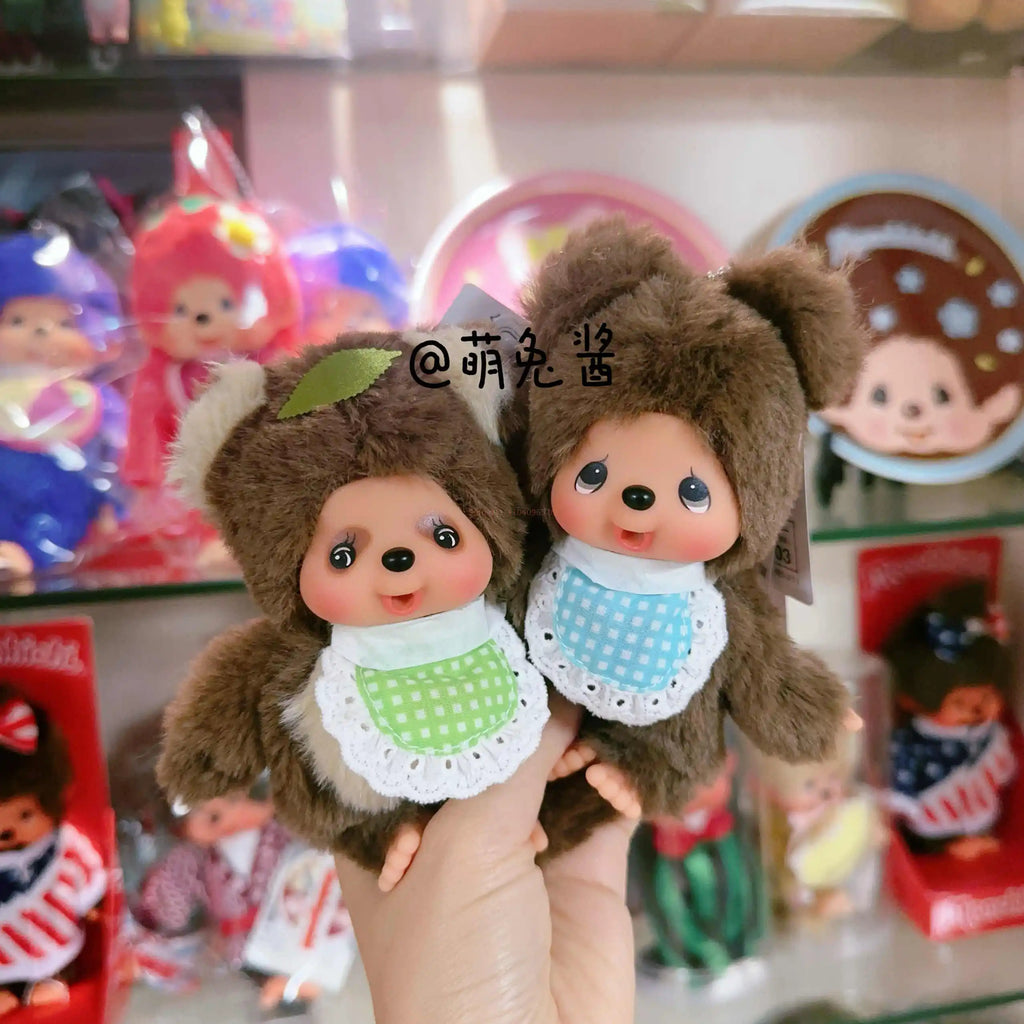 Nouveau 100% Original Monchhichi porte-clés Sakura Kimono vinyle poupée Monchhichi figurines d'anime Monchhichi sac à…