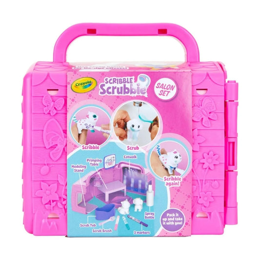Crayola Washimals Beauty Salon Mallette Collection Avec Animaux À Colorier Édition Limitée Prestige by Crayola