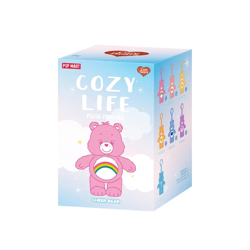 Pop Mart – Care Bears Série de Vie Confortable – Blind Box Pendentif Peluche de Sable Fluide