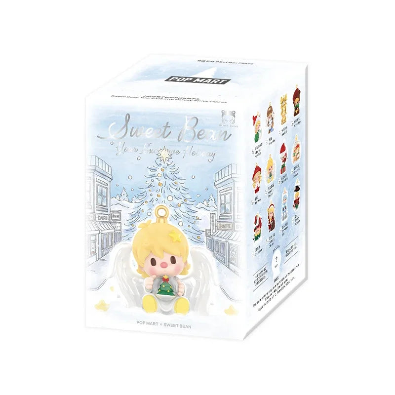 POP MART Sweet Bean votre série de vacances exclusive boîte mystère véritable boîte aveugle devinez jouets sac…