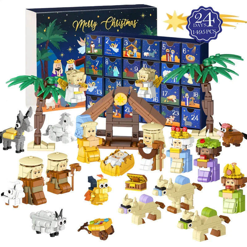 Calendrier de l’Avent Princesse & Bijoux – Coffret Cadeau de Noël Enfant