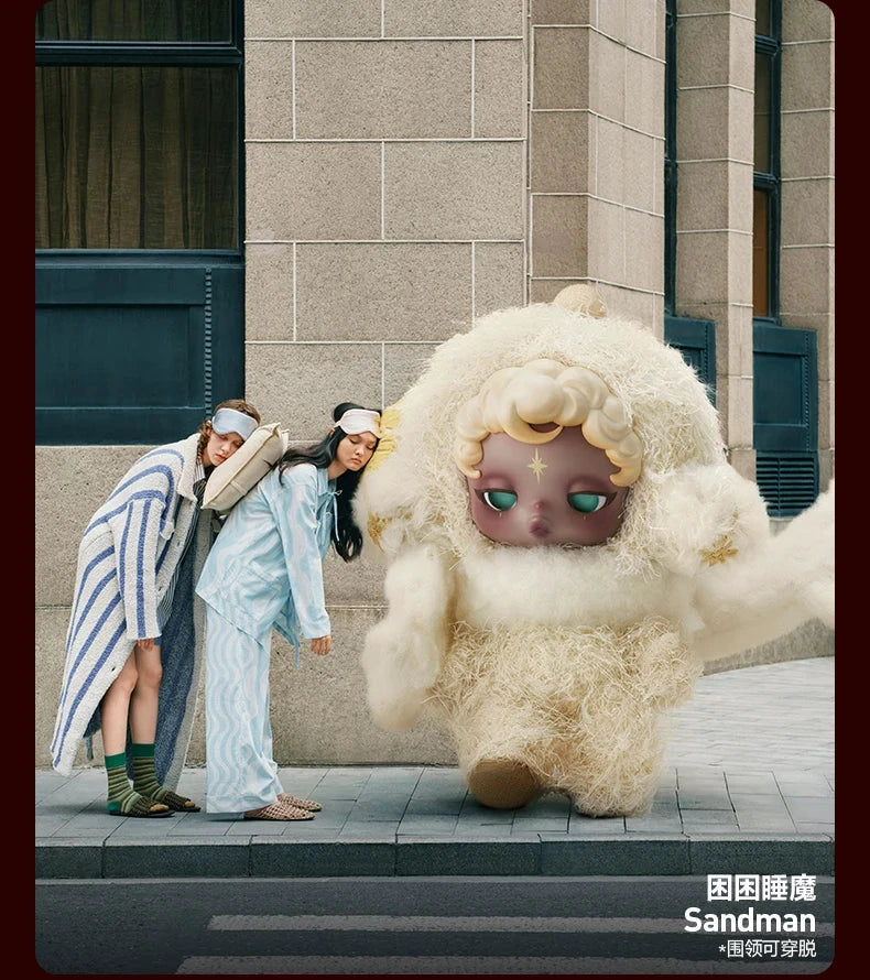 Pop Mart SkullPanda Figurine PVC Boîte Mystère Kawaii