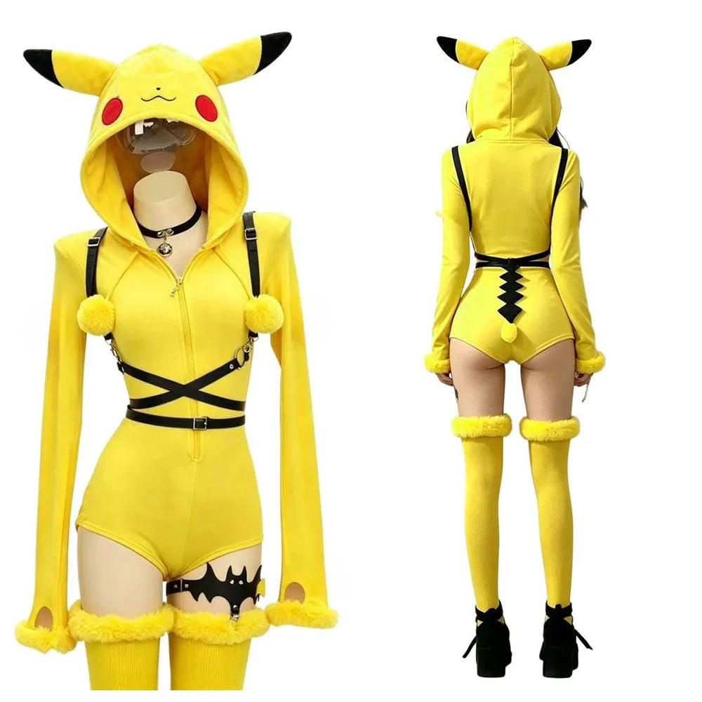 Mon Bubu Kawaii – Yellow Mouse Cosplay – Combinaison Peluche Kawaii