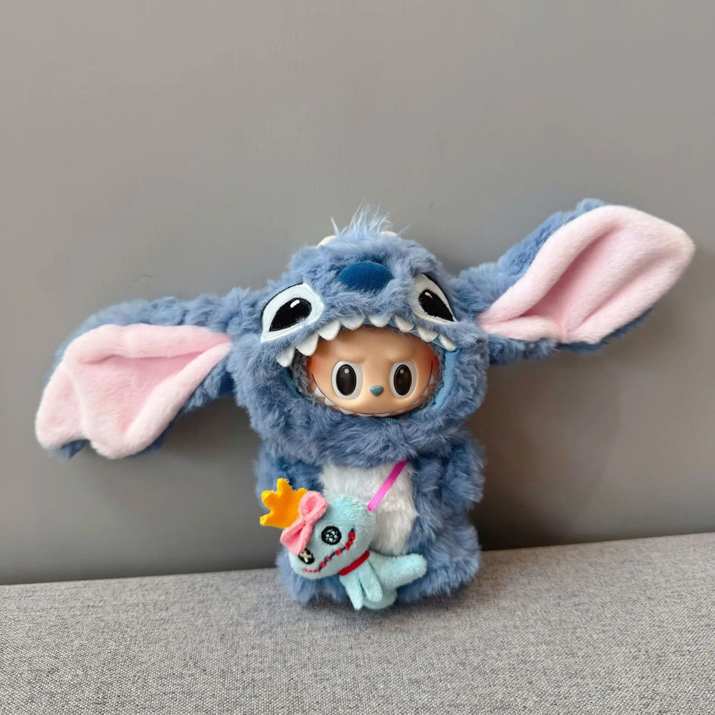 Ensemble de vêtements Stitch pour Labubu 17 cm