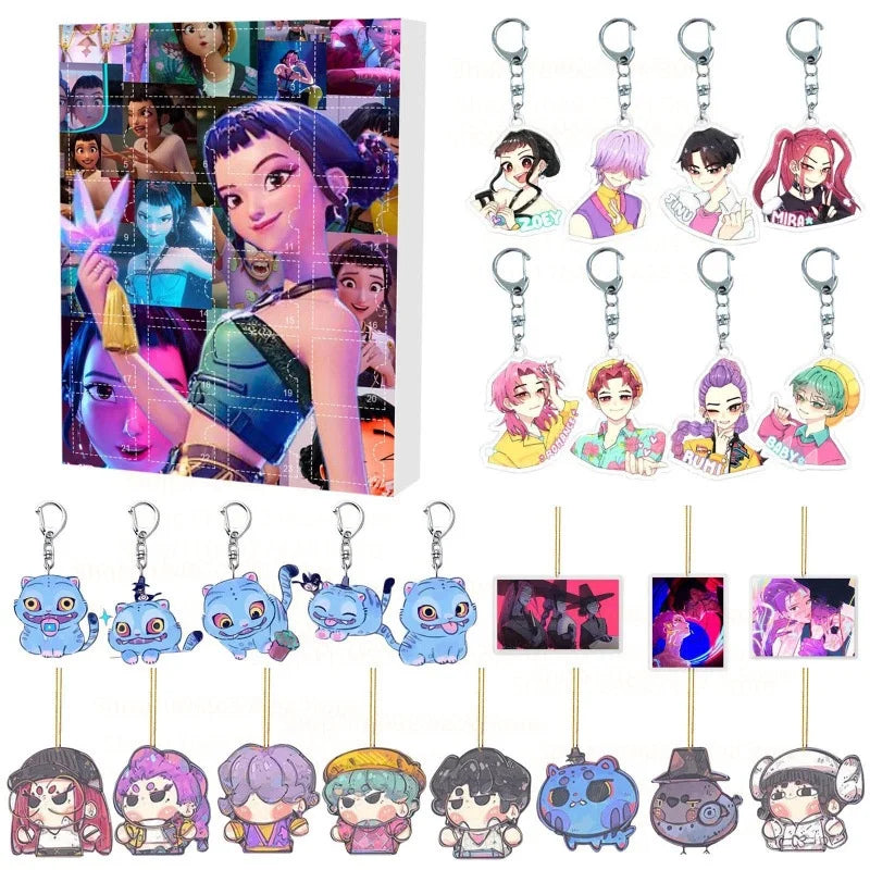 Demon Hunters Calendrier de l'Avent Acrylique Limitée by Mon Labubu