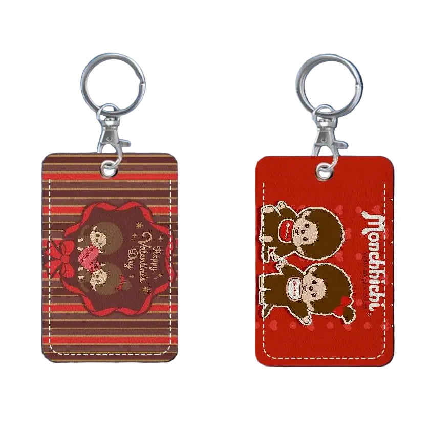 Monchhichi Porte-cartes avec Porte-clés