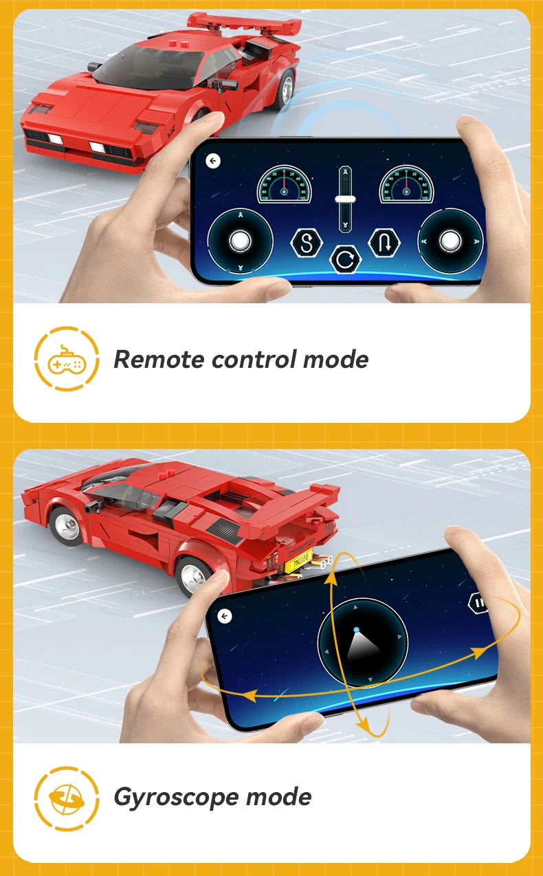 Cada 1:20 RC Voiture De Course En Blocs De Construction Ville Technologique Édition Limitée by Mon Labubu