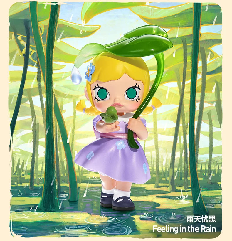 POP MART main dans la main série boîte aveugle jouets Kawaii Anime figurine Surprise boîte mystère poupées filles cadeau