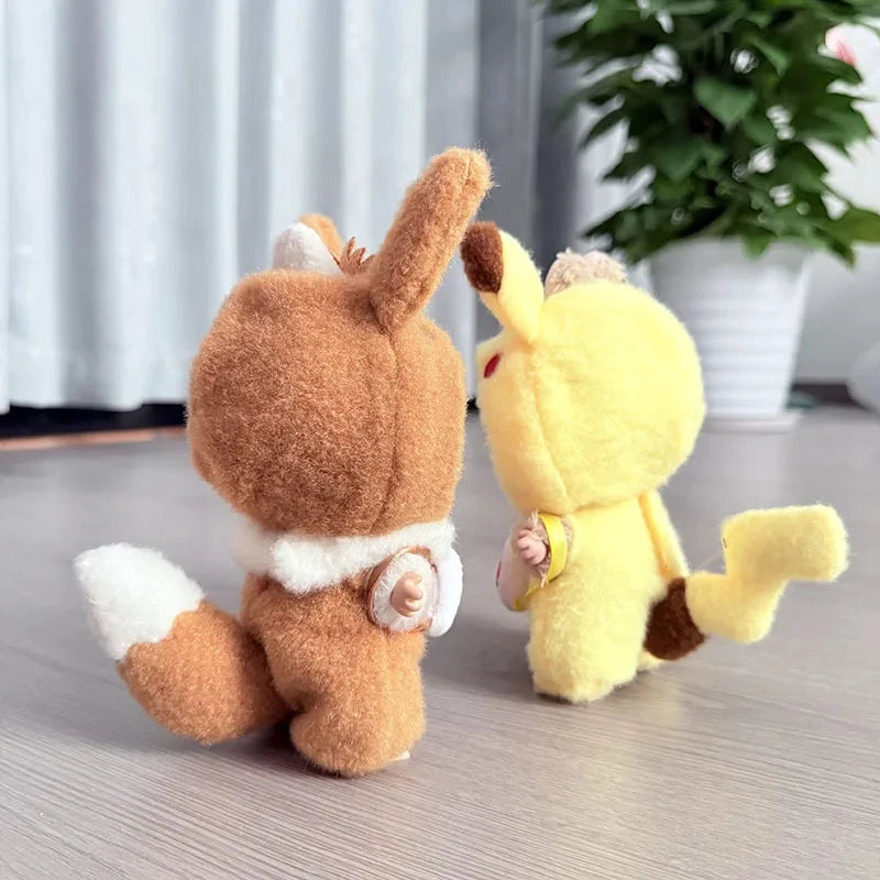 Labubu Ensemble Costume Quatre Styles Pikachu Échelle 1 sur 12