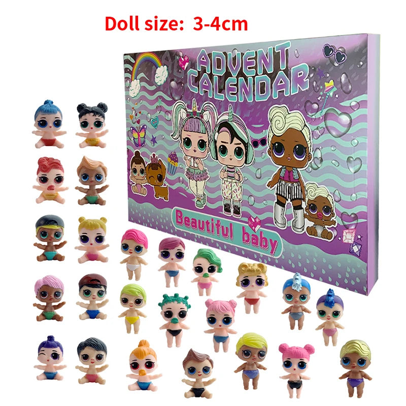 Mon Bubu Kawaii – Calendrier de l'Avent Naruto 2025 – Coffret 24 Figurines PVC