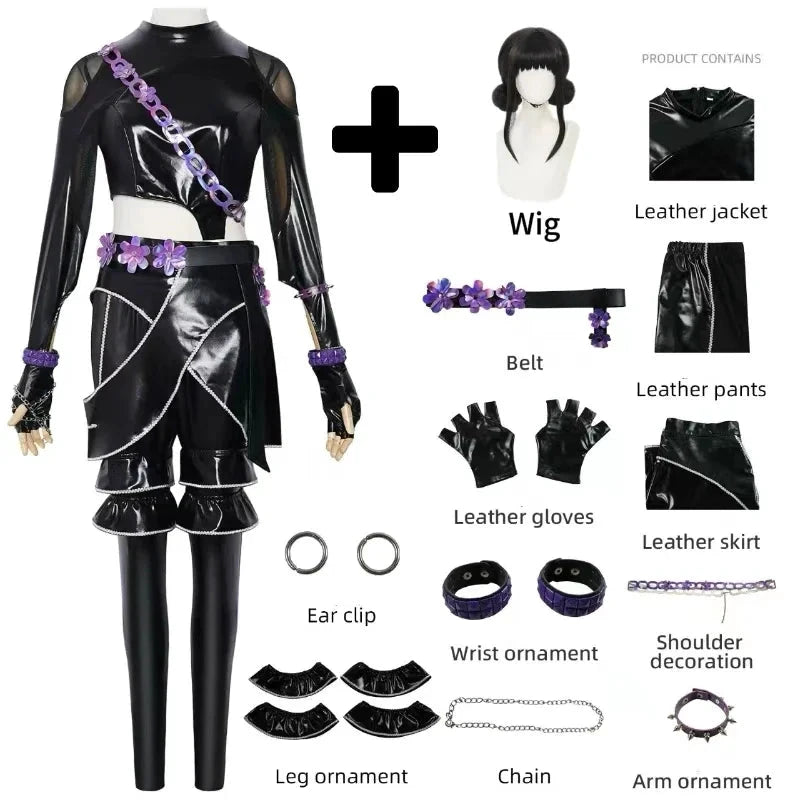 Costume Cosplay Demon Hunter Rumi – K-Pop Demon Hunters