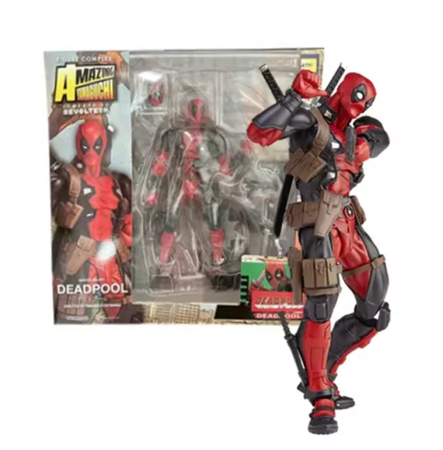 Revoltech Yamaguchi – Wolverine & Deadpool Comic Version – Figurine Articulée