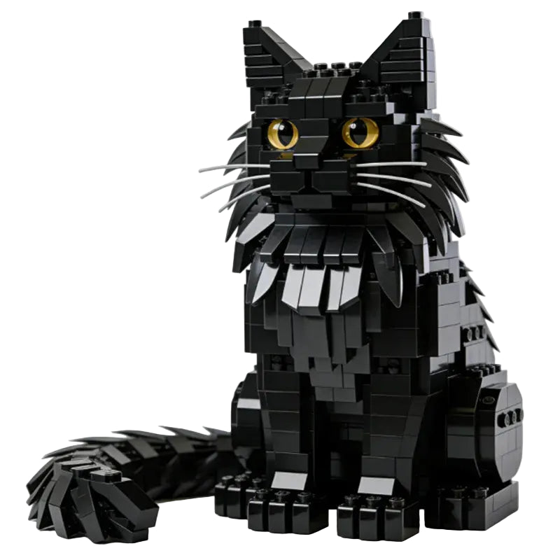 Mon Bubu Kawaii – Chat Maine Coon – Kit de Construction ABS
