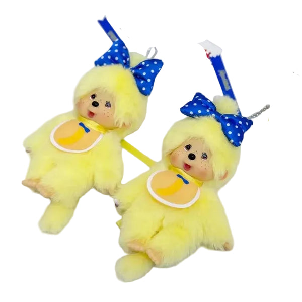 Bandai – Monchhichi Série Banane – Peluche 15 cm