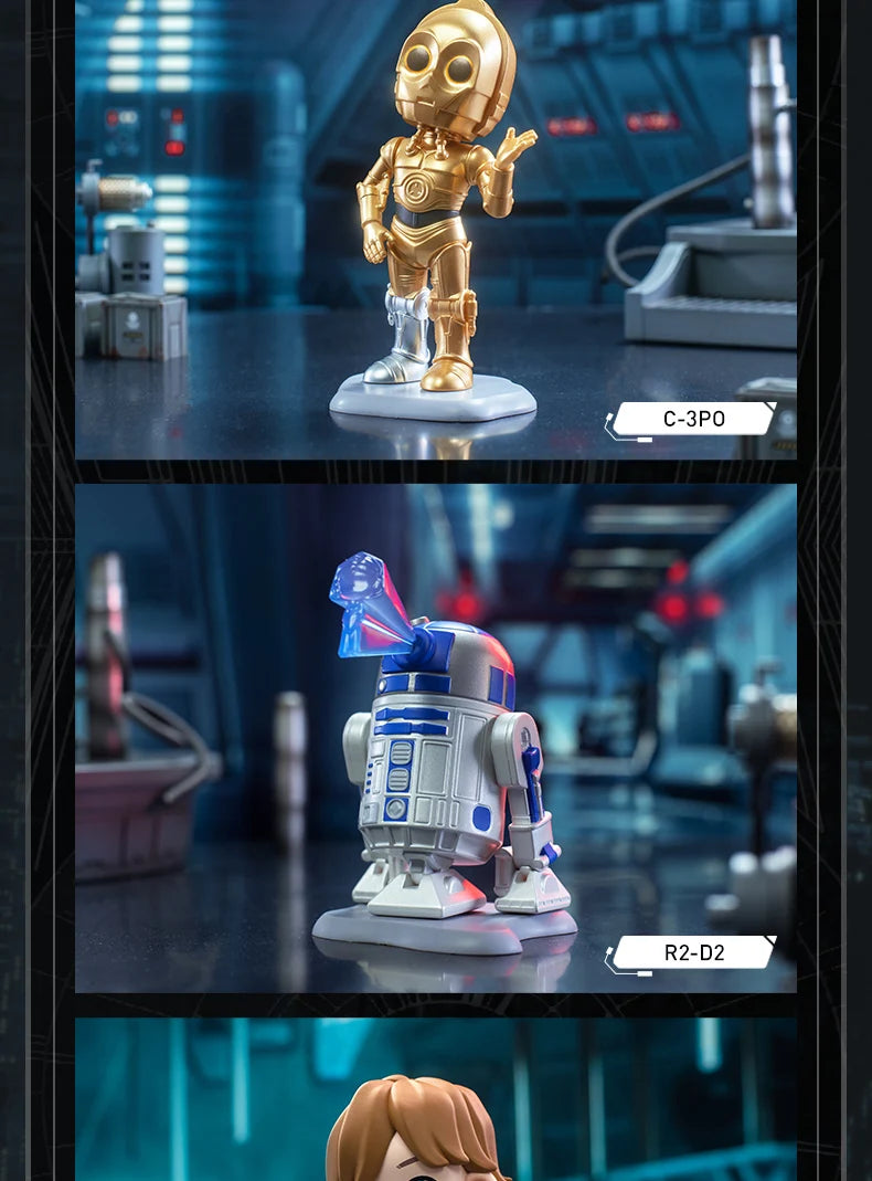 POP MART Star Wars Series Blind Box Guess Bag Mystery Box Toys Cute Doll Anime Figure Ornaments Gift