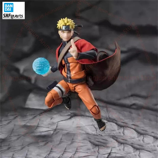 【In Stock】Original Bandai PB SHF Naruto Shippuden Uzumaki Naruto Sage Mode Savior Collection Model Toy Ornament