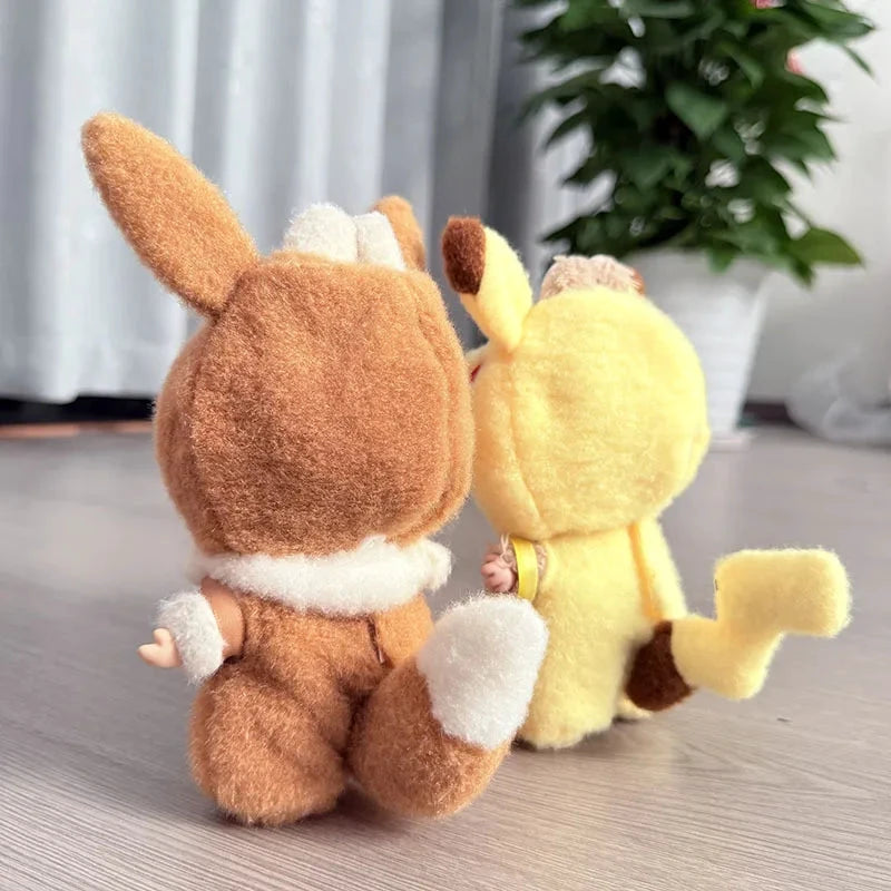 Labubu Ensemble Costume Quatre Styles Pikachu Échelle 1 sur 12