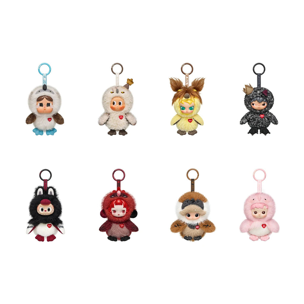 Pop Mart – Dear Birds – Blind Box Peluche Pendentif (série de 8)