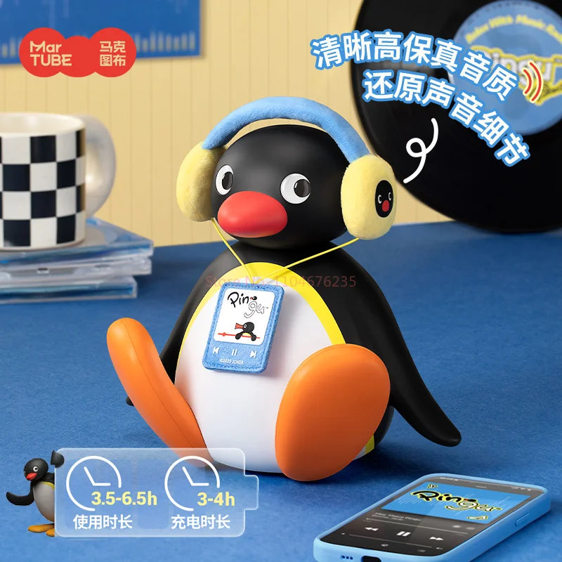 Herocross Haut-Parleur Bluetooth Pingu Peluche Magnétique Édition Limitée Collection Kawaii by POP MART INTERNATIONAL GROUP LIMITED