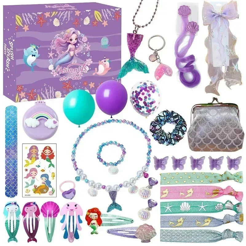 Calendrier de l’Avent Princesse & Bijoux – Coffret Cadeau de Noël Enfant