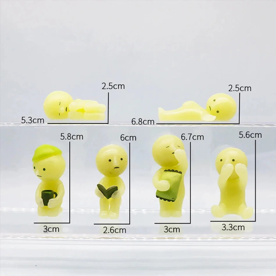Mon Bubu Kawaii – Série Chambre Yoga – Coffret Figurines Noctilucentes PVC 7 cm
