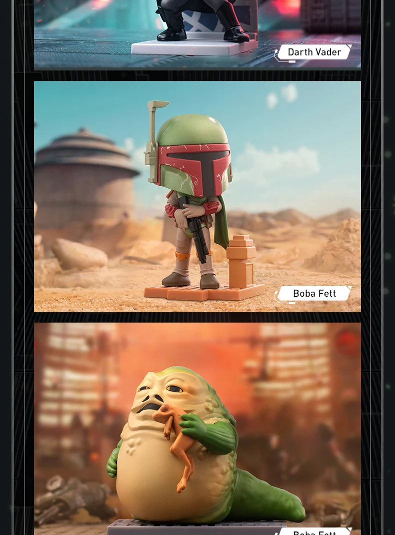 POP MART Star Wars Series Blind Box Guess Bag Mystery Box Toys Cute Doll Anime Figure Ornaments Gift