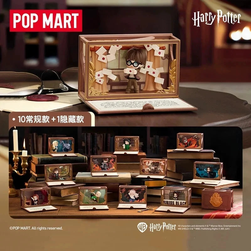 POPMART Harry Potter Hogwarts Biographical Series Blind Box Guess Bag Original Toys Cute Doll Anime Figure Ornaments Gift