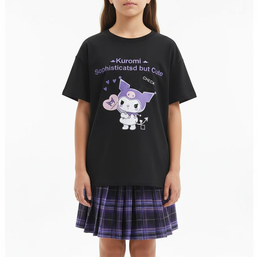 Kuromi – T-shirt and skirt set