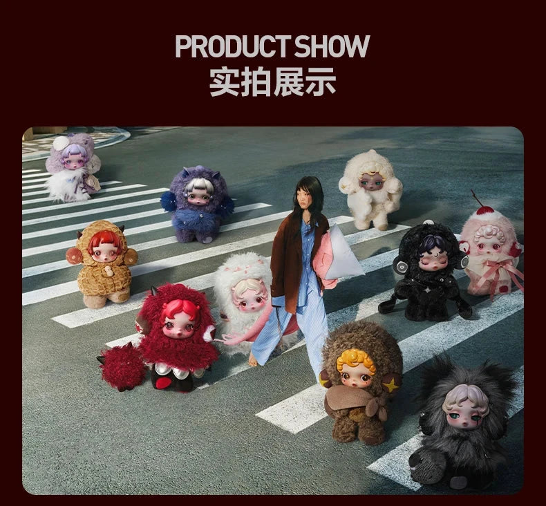 Pop Mart SkullPanda Figurine PVC Boîte Mystère Kawaii