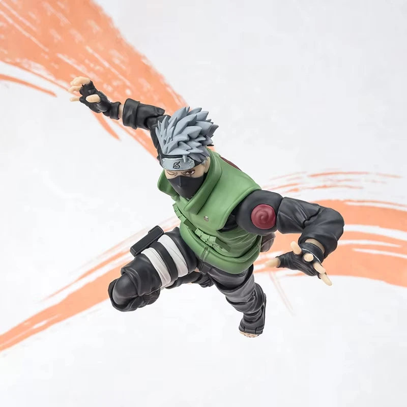 Banpresto Figurine Articulée Kakashi Hatake SHF Series Édition Officielle 16 cm Naruto by Bandai