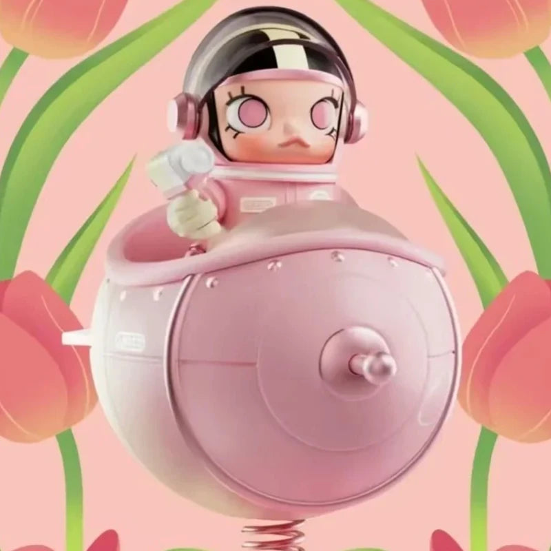 Pop Mart – Mega Space Molly 100% Blossom Series – Figurine Édition Limitée 11 cm