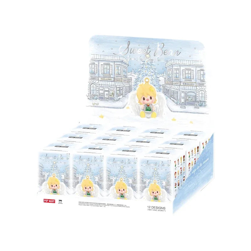 POP MART Sweet Bean votre série de vacances exclusive boîte mystère véritable boîte aveugle devinez jouets sac…