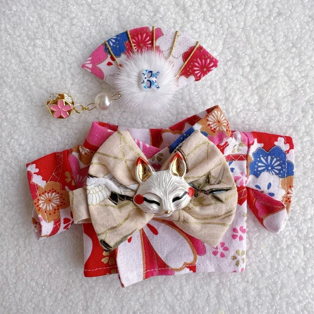 Costume Kimono Japonais pour Labubu  15-17 cm