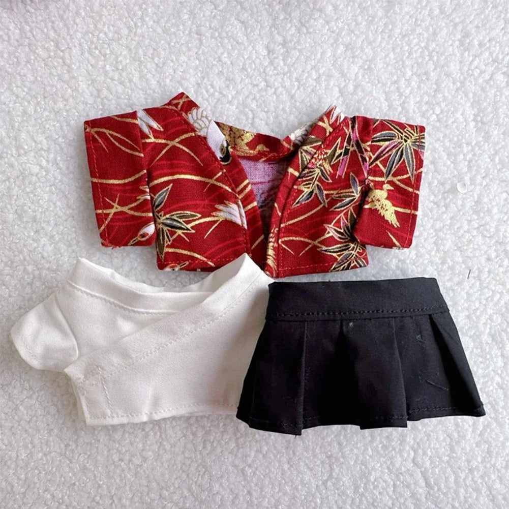 Costume Kimono Japonais pour Labubu  15-17 cm