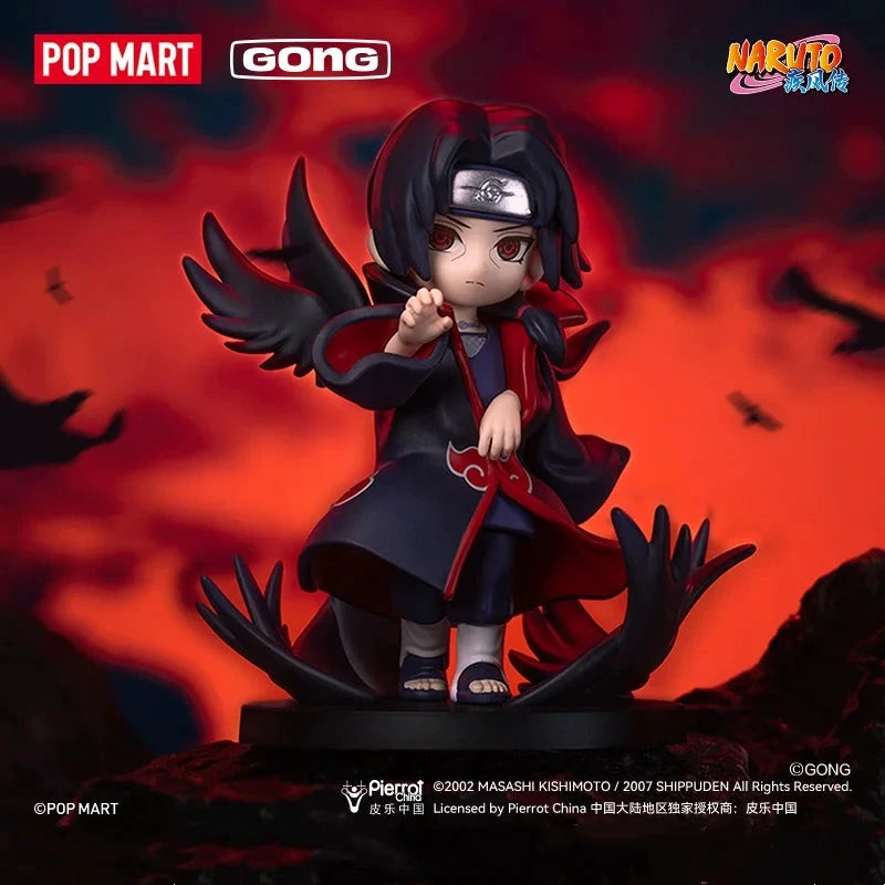 Pop Mart Figurine PVC Naruto Shippuden Akatsuki Arc Boîte Aveugle