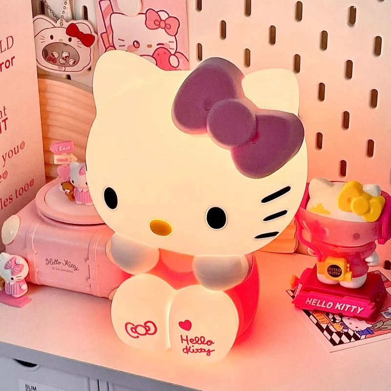 MINISO Veilleuse tactile kawaii – Hello Kitty, Stitch et Kuromi