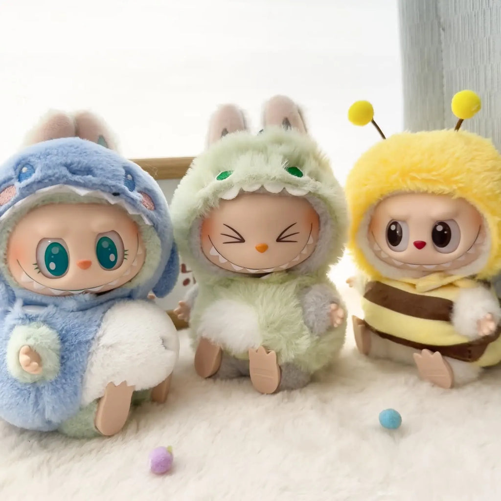 Labubu Vêtements de Poupées Peluche 15-17 cm Dinosaure Requin Abeille